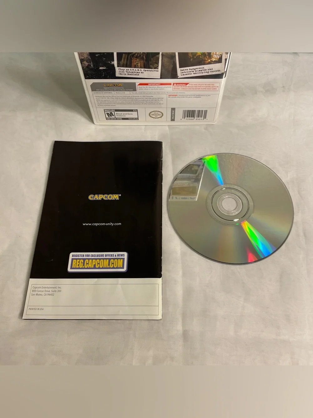 Resident Evil Archives: Resident Evil (Nintendo Wii, 2009) Complete CIB Tested